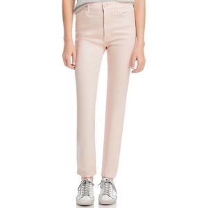NWT MOTHER Denim The Dazzler Hover- Date Night (pale peach) size 33